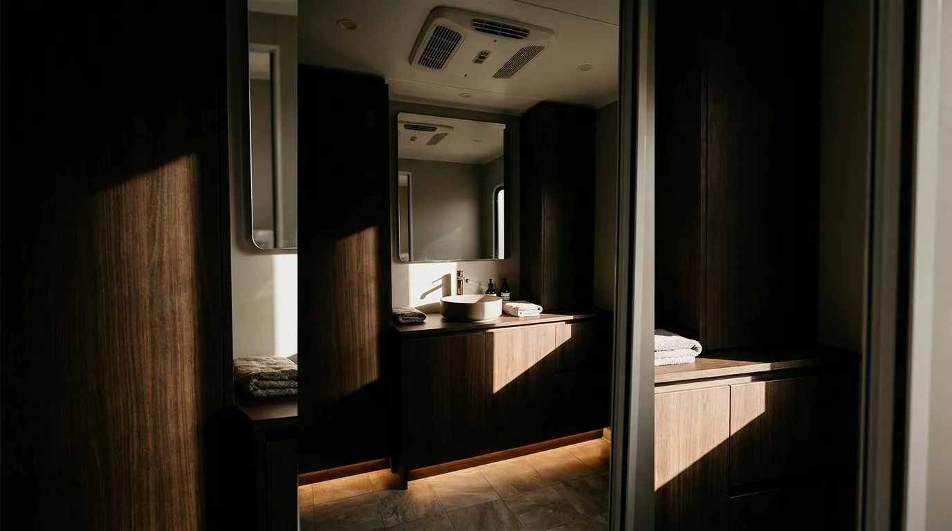 Restroom trailer for hire in Rochester